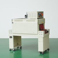 Machine d'emballage sous film rétractable automatique à barre en L pour bouteilles/boîtes