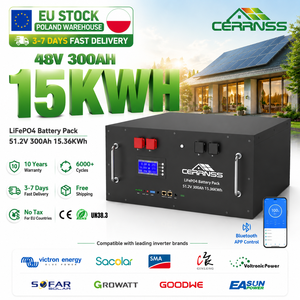 Batería de Litio CERRNSS EU con 10 Años de Garantía, 15KWH, para Almacenamiento de Energía en el Hogar, 48V 100AH 150AH 200AH 300AH LiFePO4 - Product Image 1