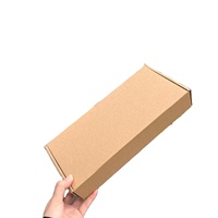 Cajas de Cartón Reciclables Ecológicas Personalizadas, Cajas de Embalaje Corrugadas Resistentes para Calcetines, Transporte de Comercio Electrónico