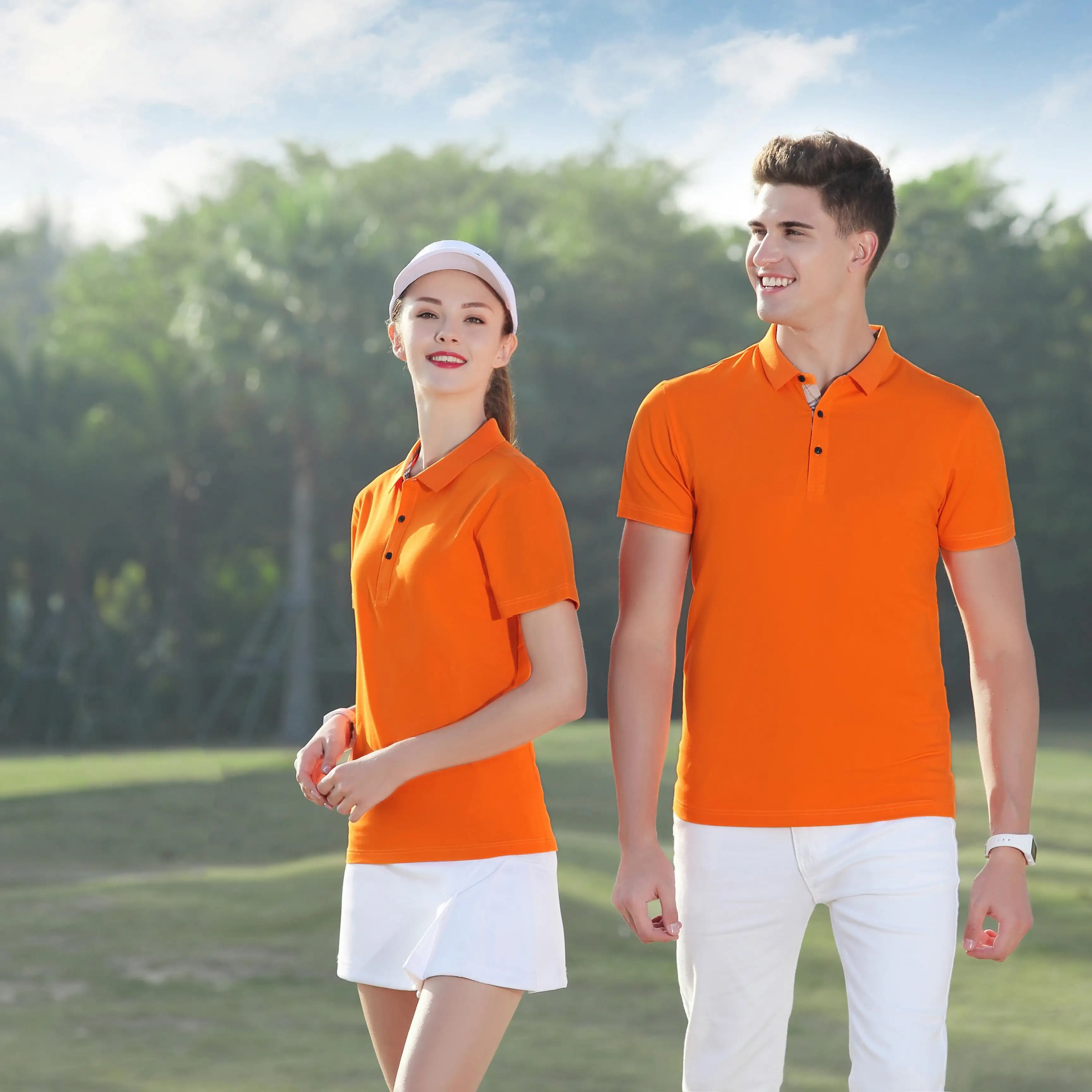 T-Shirt da uomo a maniche corte in tinta unita 94% cotone 6% Spandex di marca personalizzata all'ingrosso 200gsm Polo classiche
