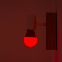 Ampoule LED de luminothérapie infrarouge rouge avec LED SMD 630-660nm, culot E26/E27/B22, alimentation CA, pour usage domestique, appareil visage et corps