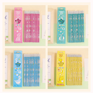 Ensemble de crayons à <span class=keywords><strong>dessin</strong></span> et à écrire pour enfants avec motif de dinosaure créatif, crayons en bois 2B mignons de <span class=keywords><strong>dessin</strong></span> animé avec <span class=keywords><strong>gomme</strong></span> - Product Image 6