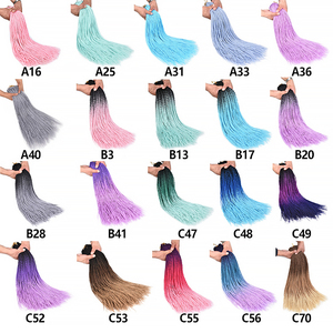 Julianna 14 18 22 24 Inch Kanekalon Synthetic Braiding Hair <strong>Kids</strong> Cabelos Box <strong>Braid</strong> Cacheado T27 Pre Loop Box <strong>Braid</strong> Crochet Hair - Product Image 5