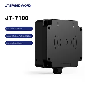 JT-7100 C1 C1 C1 protokolü çoklu etiket tcp/ip RJ45 UHF RFID endüstriyel sınıf okuyucu sanayi UHF RFID okuyucu yazar