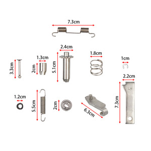 Kit de Reparación de Frenos RALBDX D558 1965-1982 Chevrolet LH RH, Juego de Herrajes de Freno de Estacionamiento de Acero Inoxidable - Product Image 3
