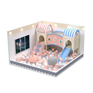 Château coquin aire de jeux intérieure toboggan PVC petit centre commercial équipement d'amusement pour garçons <span class=keywords><strong>et</strong></span> filles - Product Image 5
