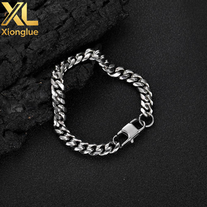 สร้อยคอฮิปฮอปสแตนเลสสตีลสำหรับทุกเพศ ขายส่ง ชุบทอง 18K PVD แบบโซ่คิวบันไมอามี ประดับเพชรซิร์คอน - Product Image 4