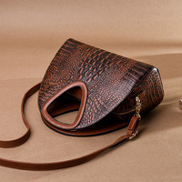 Nouveau sac à main pour femmes, sac à bandoulière tendance, motif crocodile, cuir PU, sac à main, marques célèbres, sac à main de luxe pour femmes