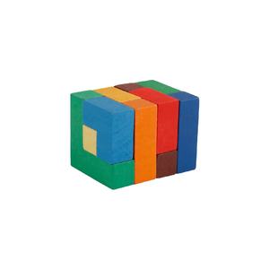 Regali unici <span class=keywords><strong>intelligenti</strong></span> colorati materiale di classificazione precoce Iq cubo di legno cervello Puzzle giocattolo cubo di legno Puzzle - Product Image 3