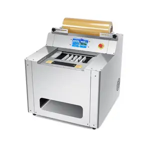 Máquina de envasado de película adhesiva semiautomática, DJF-450T/A, para escritorio de alimentos