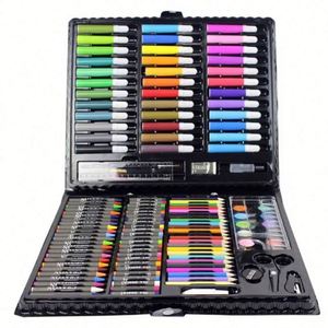 Juego de Regalo de Herramientas de Arte Educativas para Niños, 150 Piezas, Pinceles de Pintura de Plástico ABS, Juguetes de Dibujo para Edades de 5 a 7 Años, Unisex - Product Image 1
