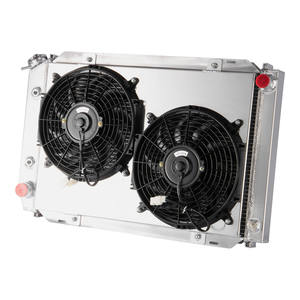 ชุดครอบหม้อน้ำอลูมิเนียม 3 แถว พร้อมพัดลม สำหรับรถฟอร์ด มัสแตง ลินคอล์น มาร์ค 7/5.8 ลิตร ปี 1979-1993 - Product Image 1