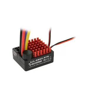 NEEBRC 60A Imperméable Brossé ESC 3 Modes Intégré AJL6860-RTR T/XT60/<span class=keywords><strong>Tamiya</strong></span> 2-3S RC Car Crawler Boat Tank 540/550/750 Motor Toy - Product Image 4