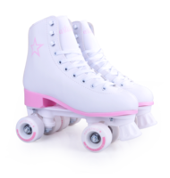 Nouveaux patins à roulettes de course professionnels à grande vitesse, roues en PVC, couleur blanche, taille 31-42