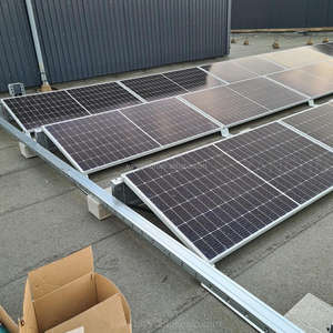 تركيب سريع قبل تجميع الطاقة الشمسية الكهروضوئية الصابورة هياكل إطار مثلث لسقف مسطح - Product Image 5