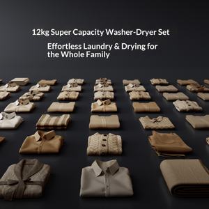 Lave-<span class=keywords><strong>linge</strong></span> sécheuse Xiaomi Mijia Super Electrolysis Set Pro 12kg+12kg, entièrement automatique, empilable, première classe en matière d'efficacité énergétique - Product Image 5