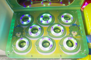 Hitting Frog Hammer Game Coin Pusher Console Kit Durable Metal Arcade Game Kids <b>Amusement</b> Game <b>Machine</b> - Product Image 4