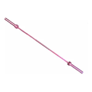 Infinity 180cm Pink Bubblegum Aluminio para Barbells olímpicos 5kg Rango-20kg de peso Acero Fitness y barra de levantamiento de pesas - Product Image 4