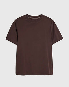 T-shirts en coton 100% uni en gros, tricotés, vierges, grande taille, hommes, unisexe, respirants - Product Image 6