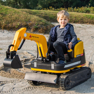 Excavadora eléctrica para niños Dalis DLS-X7, juguete de excavadora con orugas para niños - Product Image 1