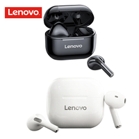 Lenovo kulaklık kulaklık taşınabilir Bluetooth LP40 Lenovo kulaklık gerçek kablosuz mikrofonlu kulaklık spor kulaklıklar