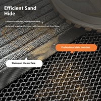 Tapis d'entrée commercial moderne en PVC durable, antidérapant et mobile, pour usage domestique et extérieur, résistant à la saleté et anti-vieillissement