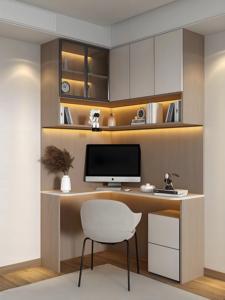 Library Custom Bookcase <b>Home</b> Living Room Display Locker Bookshelf Storage Rack with Glass Bedroom Bookcase - Product Image 6