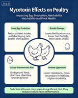 Complexe enzymatique dégradant les mycotoxines de qualité alimentaire pour atténuer le stress AFB1, ZEN, DON, FUM, T2, OTA chez les poulets, les canards et la volaille – Additif alimentaire