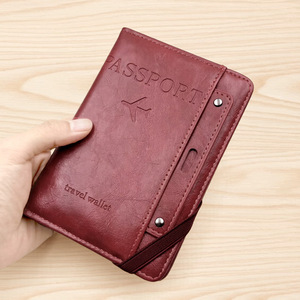 Porte-passeport court imperméable tendance pour unisexe, grande capacité, organisateur de voyage multifonctionnel, emplacements pour cartes, étui pour documents d'identité - Product Image 2