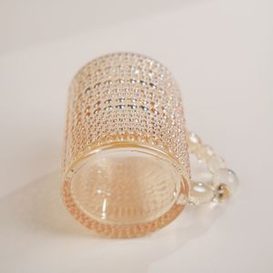 Tasses en verre ambré électrolytique de luxe avec poignée, tasses à boire fabriquées à la main pour cadeaux d'entreprise, service OEM - Product Image 3