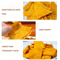320g Zoete Aardappelchips Fruit Groente Snacks Gedroogde Zoete Aardappel Gebakken Zoete Aardappel