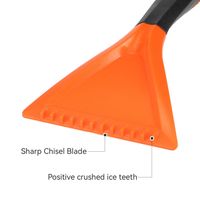 Brosse à neige détachable pour le nettoyage hivernal avec grattoir à glace pour pare-brise de voiture