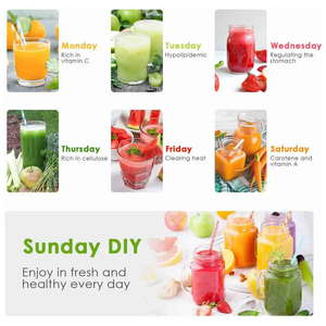 Mélangeurs 800W Mélangeur électrique 2 vitesses Mélangeur réglable Centrifugeuse Machine Extracteur anti-goutte Presse-orange - Product Image 2