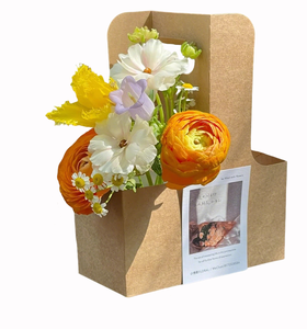 Scatola di Carta Portatile per Caffè e Fiori, Utilizzabile per Confezionare Fiori e Bevande, Ecologica e Trasportabile - Product Image 3
