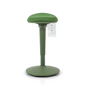 Tabouret de bar moderne en plastique Henglin Moore, chaise de bureau ergonomique à hauteur réglable, confortable pour une utilisation prolongée, pivotante, pour atelier - Product Image 4
