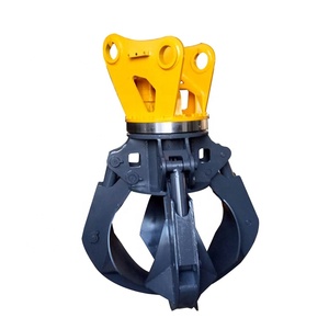 Grappin hydraulique pour excavatrice, rotation à 360 degrés, grappin à ferraille de type « orange peel » - Product Image 6