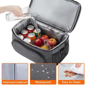 Large Leakproof <b>Beach</b> Cooler Lightweight Portable Double Layer Soft-Sided Travel Ice Chest for Camping Insulated Cooler <b>Bag</b> - Product Image 3