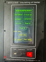 Testeur d'huile isolante BDV, testeur d'huile de transformateur, haute précision, utilisation en laboratoire, sortie 0-100kv, plage de température 0-70