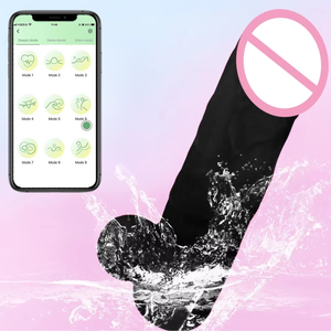 MEIPER 2025 prodotti del sesso App massaggiatore controllato vibratore <span class=keywords><strong>Mini</strong></span> spinta realistico Dildo vibratore giocattoli sessuali per donna - Product Image 1