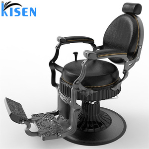 2026 Hot Selling Barbershop Chairs Wholesale Barber Chair Stool Colors Can Be Customized Styling Chair From KISEN - Product Image 2