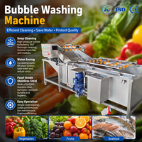 Machine à laver les légumes à bulles commerciale pour le nettoyage des pommes de terre, des carottes, du gingembre, des oignons et des légumes-racines