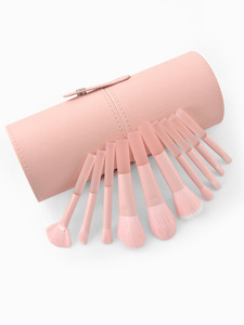 ชุดแปรงแต่งหน้าคุณภาพสูงออกแบบโลโก้ได้ตามต้องการแปรงแต่งหน้าด้ามสีชมพูผงแป้งรองพื้นแบบวีแกนแปรงแต่งตา10ชิ้น - Product Image 3