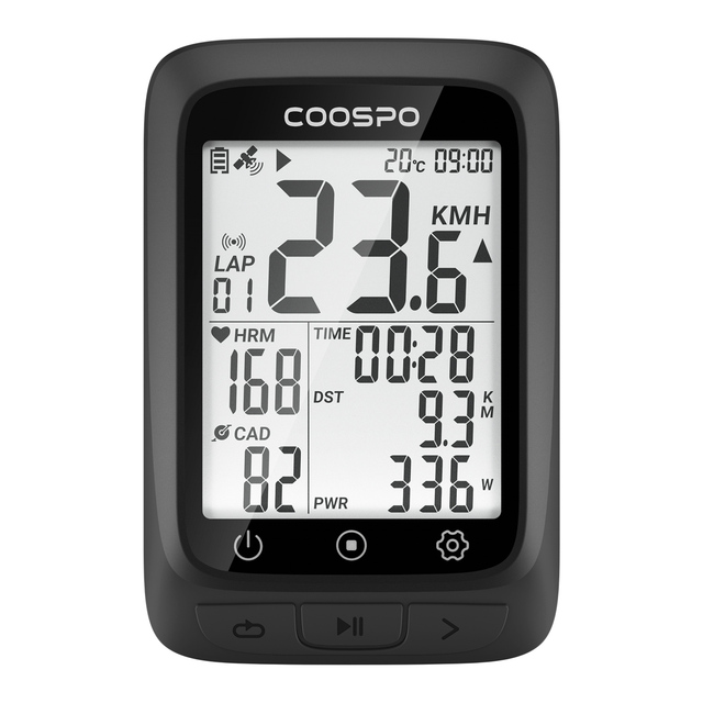 COOSPO BC107  and ANT+ GPS Cycling Computer for Road Bike