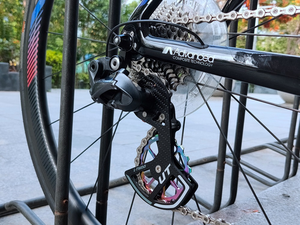 <span class=keywords><strong>Roue</strong></span> de poulie de dérailleur arrière en fibre de carbone avec roulement en céramique LTWOO UT pour vélo, jeu de roues de dérailleur arrière, 11 vitesses, 34T - Product Image 6