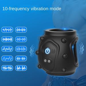 Zhongtong Çok Frekanslı Titreşimli Kilit Halkası Çiftler Eşler İçin Paylaşım Yetişkin Seks Oyuncakları SBS-1 0.2kg Toptan - Product Image 3