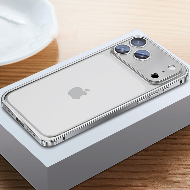 Metal Bumper Case for iPhone 17 Pro Max - Metal Lens Protection + Heat Dissipation + Shockproof
