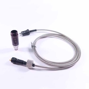 Dual Armored Stainless Steel Cable KBA536/C123 High <b>Temperature</b> <b>Probe</b> for DA590 Ultrasonic Transducer/<b>probe</b> - Product Image 1