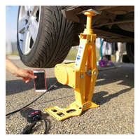 Cric ciseaux manuel portable 3 tonnes à profil bas pour voiture