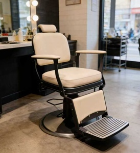 Sillón de Barbería Clásico Tallado de Estilo Chino Nuevo, Personalizado en Color, Estilo Americano, Sillón de Barbería Vintage, Sillón de Barbería Sencillo - Product Image 4