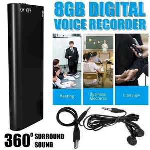Mémoire Flash Appareil d'enregistrement activé par la voix Mini enregistreurs vocaux numériques MP3 Mini <span class=keywords><strong>Dictaphone</strong></span> - Product Image 3
